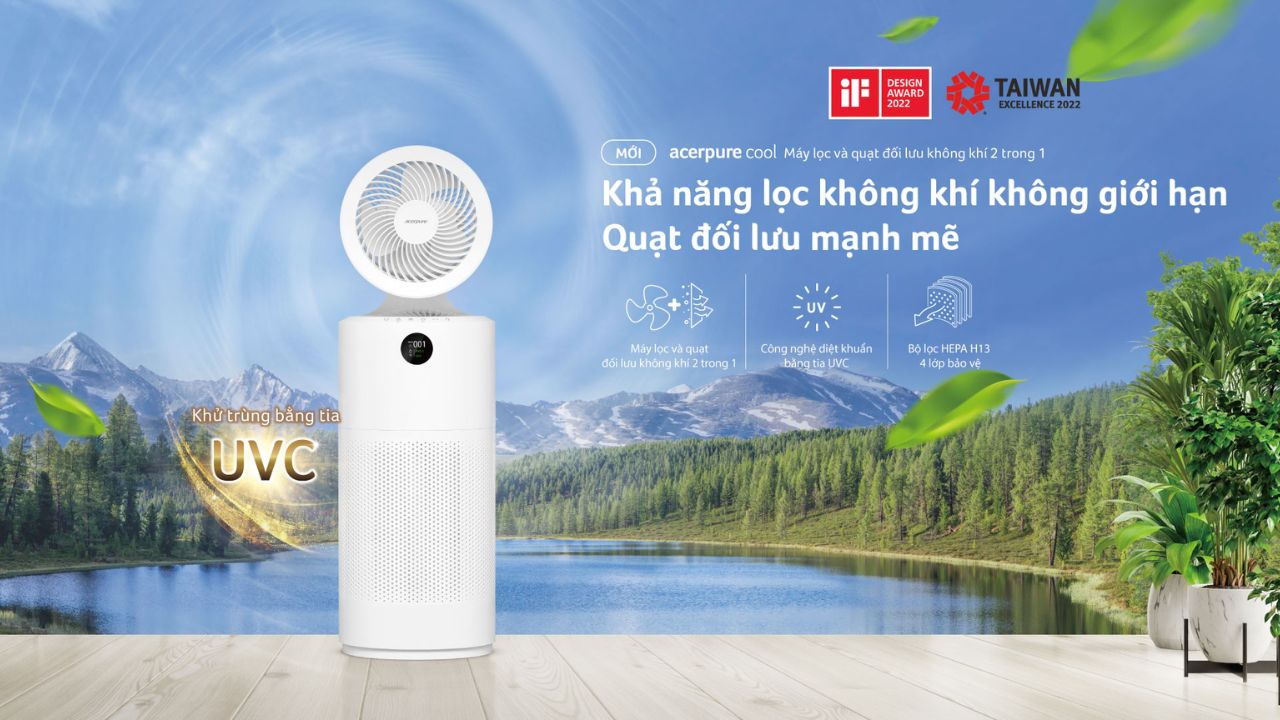 HƯỚNG DẪN SỬ DỤNG MÁY LỌC KHÔNG KHÍ ACERPURE COOL C2-UVC